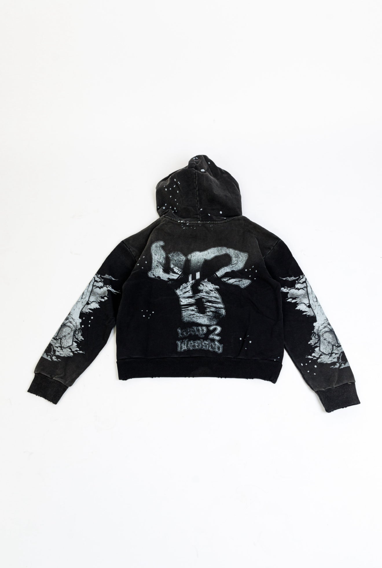 "Blessed" Prayer Hand Monk Hoodie